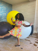 Cora Spearman Hawaii WOMENS Groovy Hibiscus Aloha Shirt Dress