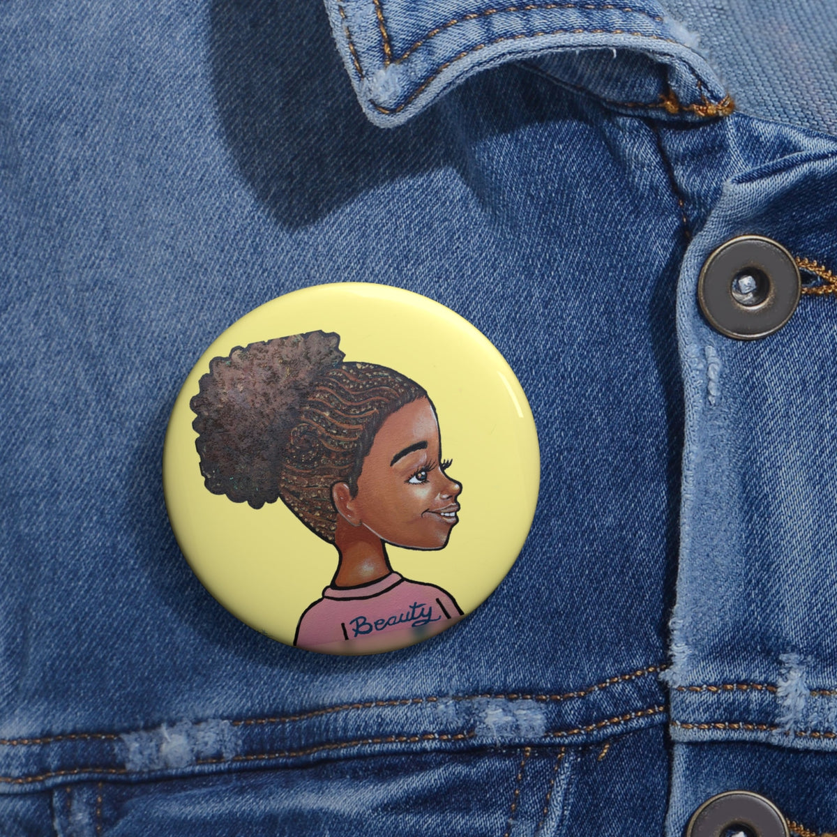 Beauty Pin Button