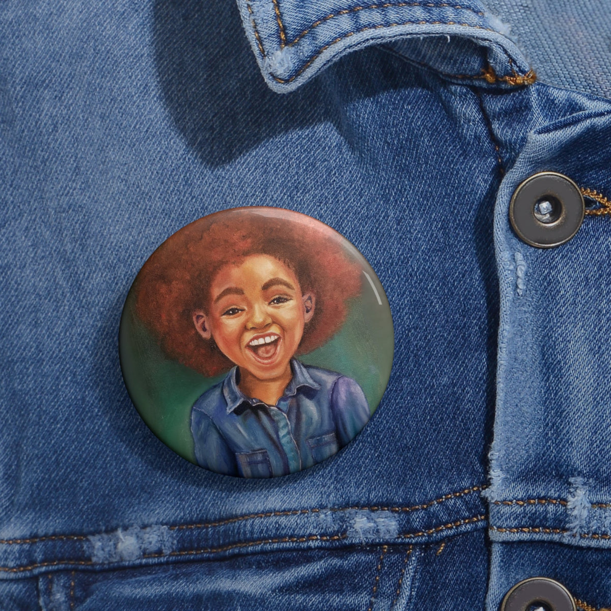 Pure Joy Pin Button