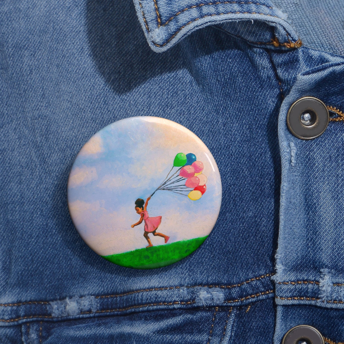 Splendor of the Skies II Pin Button