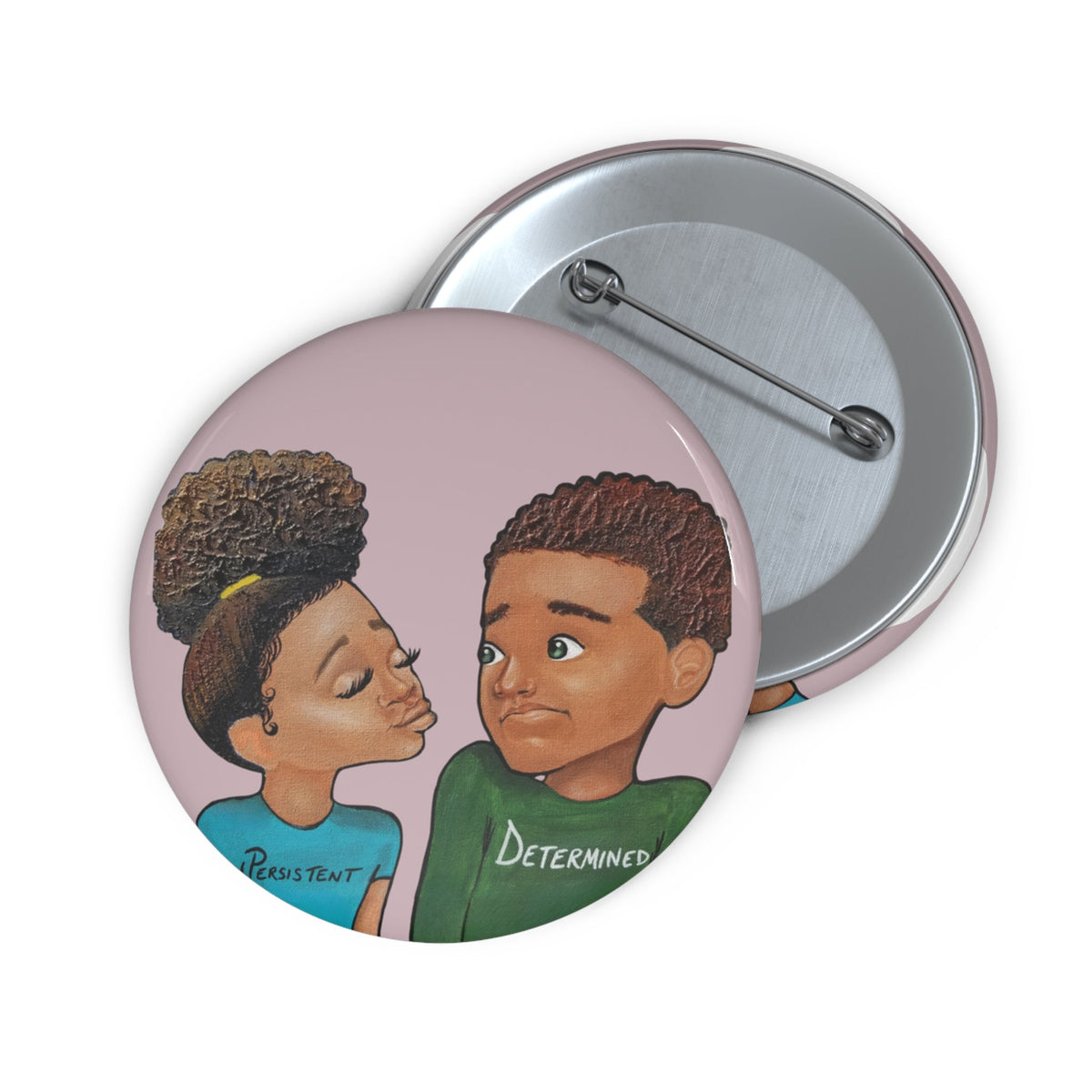 Persistent and Determined Pin Button