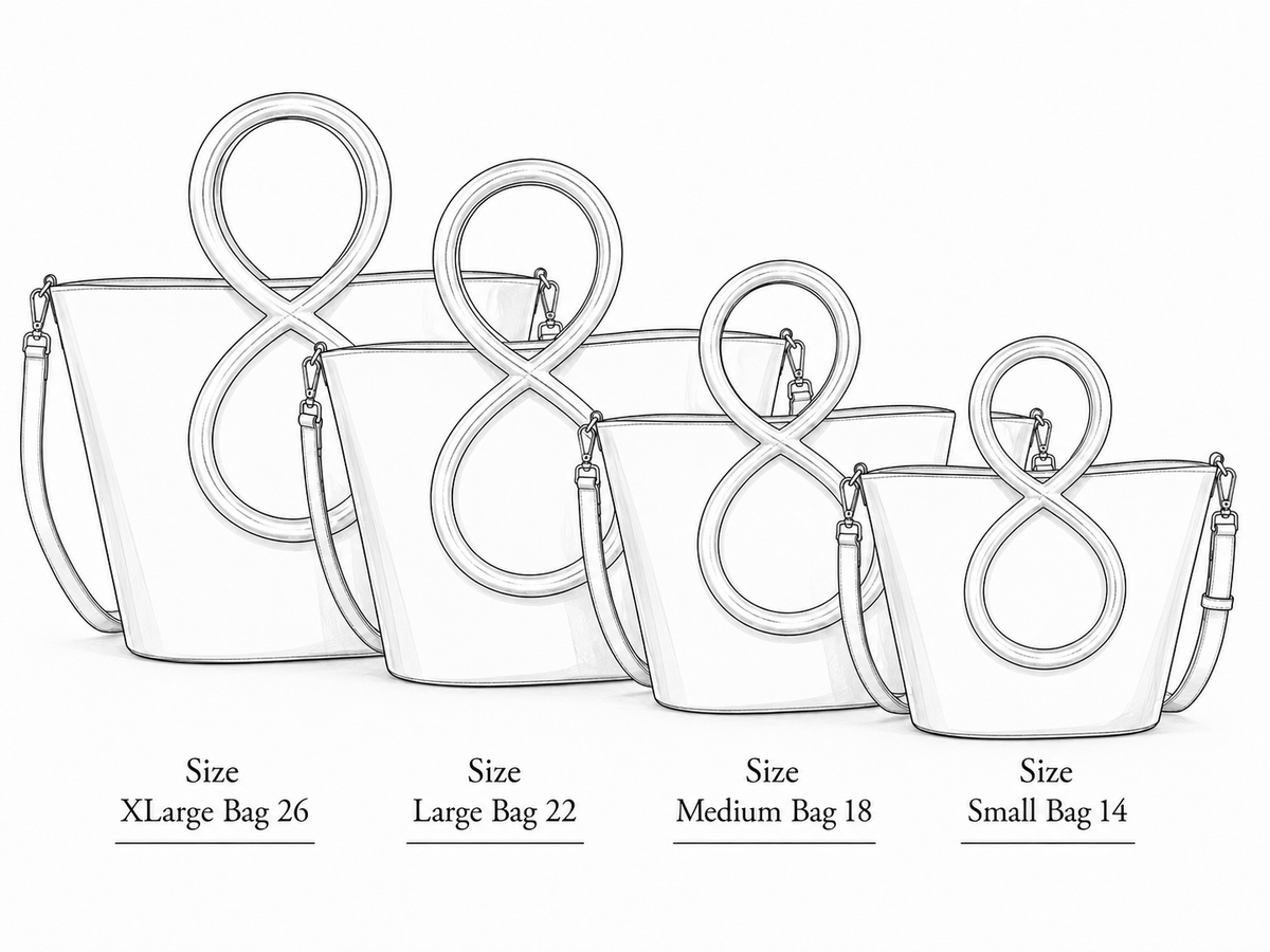 Infinity Bag - Patent Leather Black
