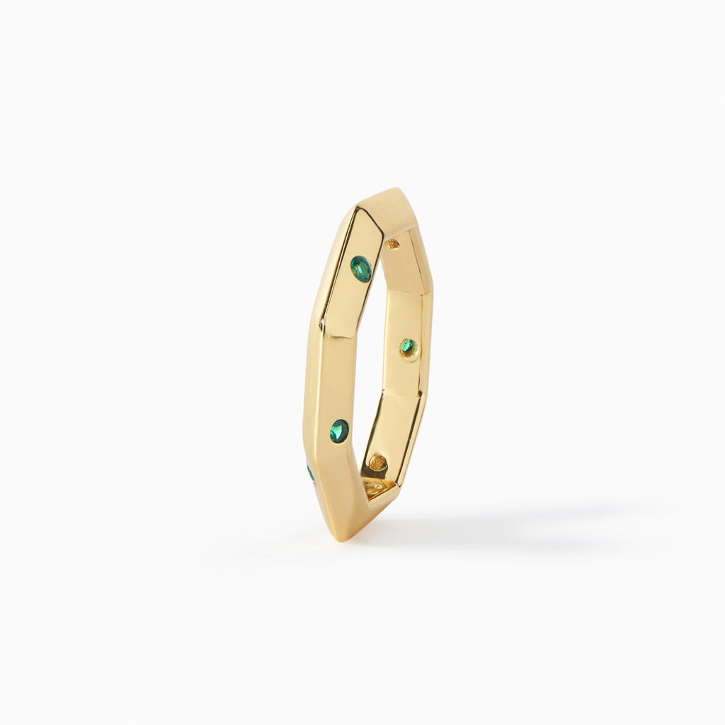 The Athena Double-Sided Burnish Ring