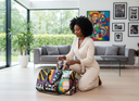 ABEILLE CREATIONS- Adinkra Duffle Bag