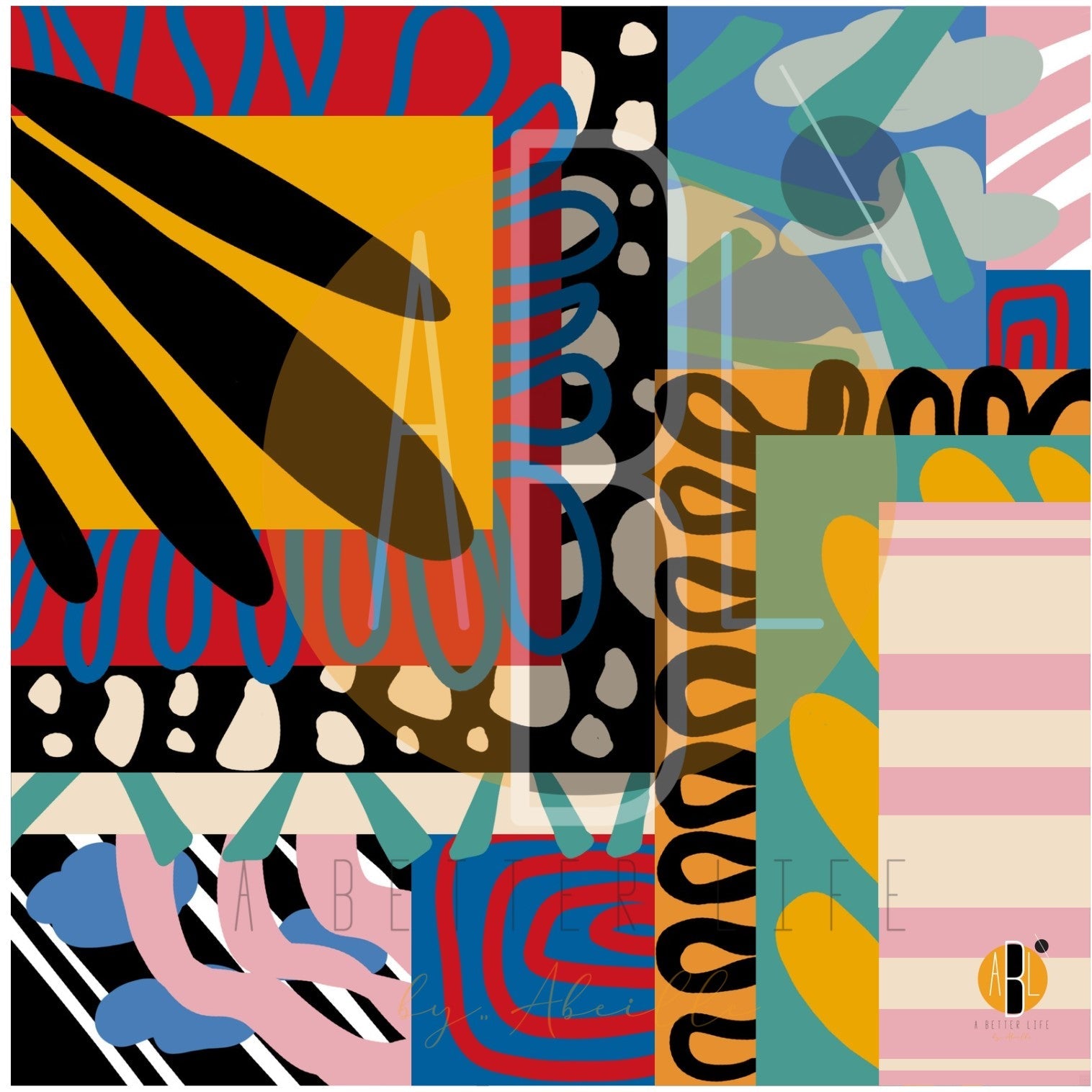 Adinkra Design (Silky Scarf)