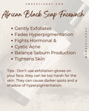 Liquid African Black Soap Face Wash