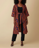 African Print Kimono