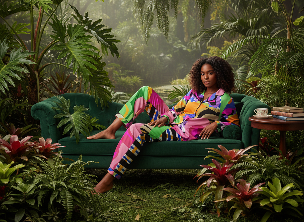 Amara Design- Women's Silky Pajama Set