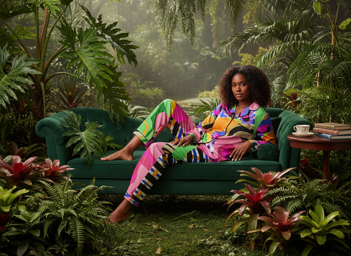 Amara Design- Women's Silky Pajama Set