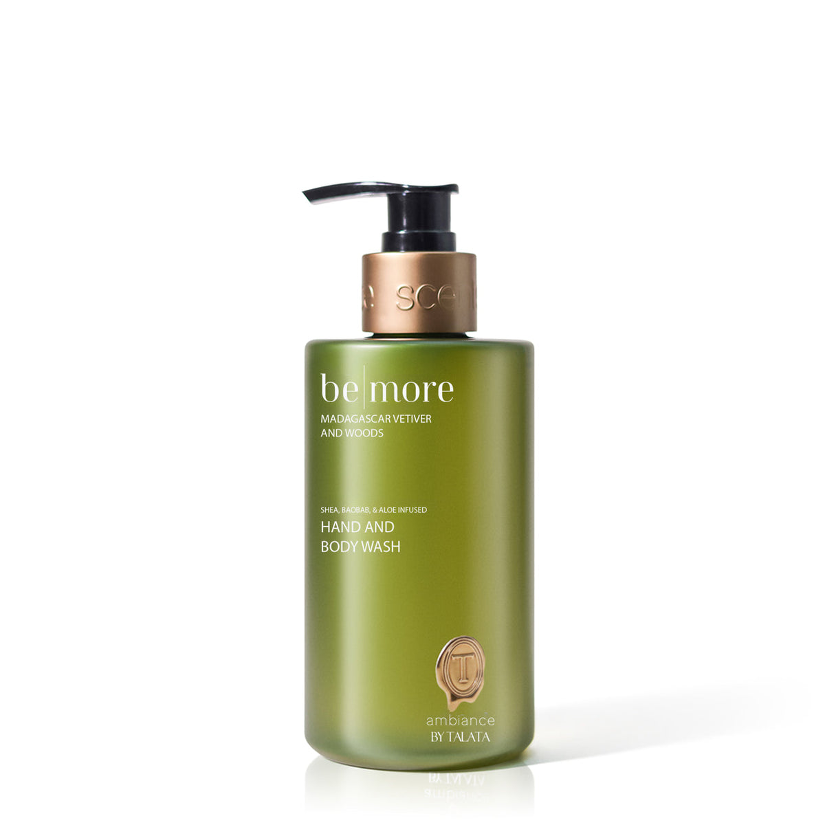 BE MORE | Madagascar Vetiver & Woods Hand & Body Wash - 300ml / 10fl oz