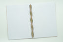 African Print Soft Cover Spiral Notebook - Walking Sticks