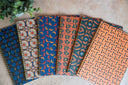 African Print Soft Cover Spiral Notebook - Walking Sticks