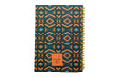African Print Soft Cover Spiral Notebook - Diamonds