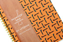 African Print Soft Cover Spiral Notebook - Walking Sticks