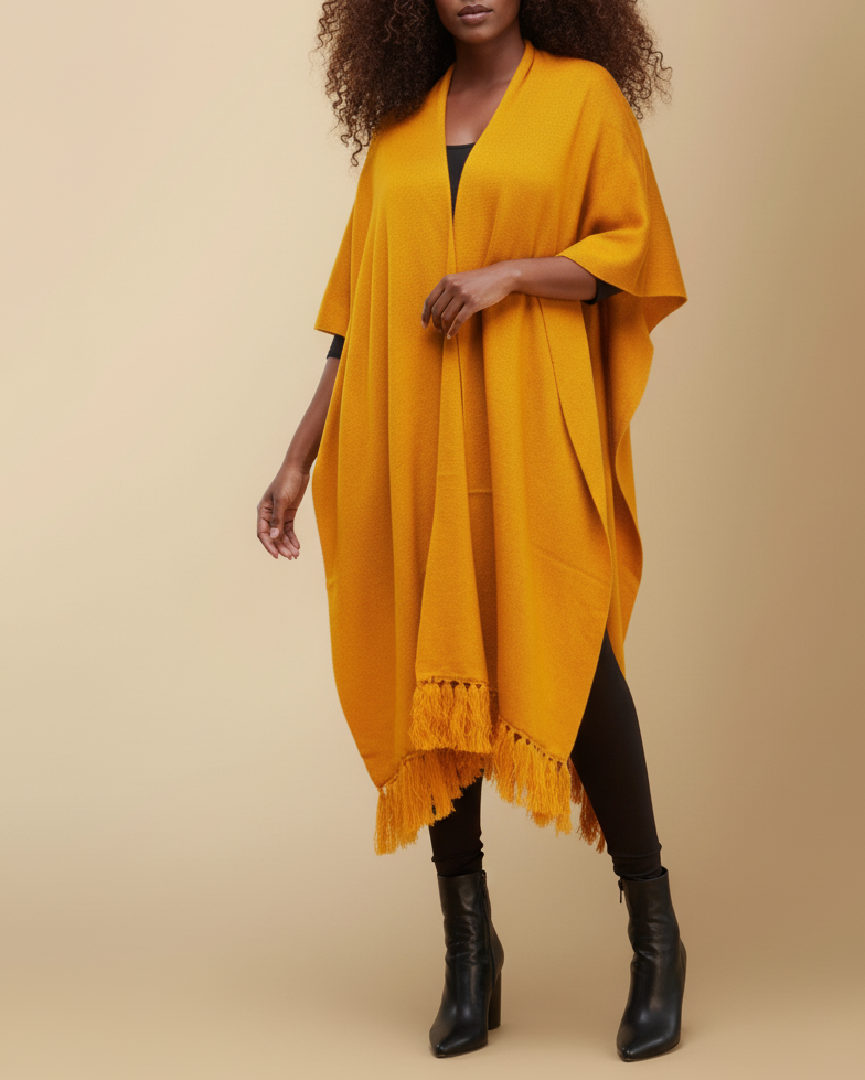 Basic Double Layered Poncho