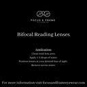 Bifocal Reading Lenses