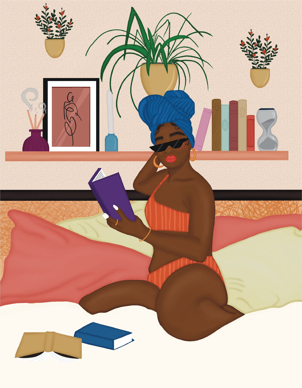 Reading & Relaxing | 48 Piece Puzzle & Candle Gift Set