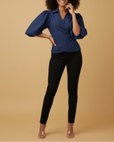 Mali 3/4 Bishop Sleeve Tie Top