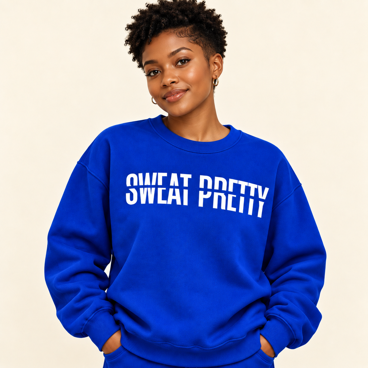 Sweat Pretty Campus Collective - Royal Blue
