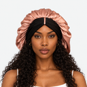 XL Organic Silk Hair Bonnet Dusty Pink