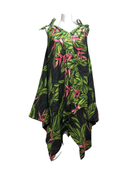 Cora Spearman Hawaii WOMENS Black Ginger Handkerchief Dress
