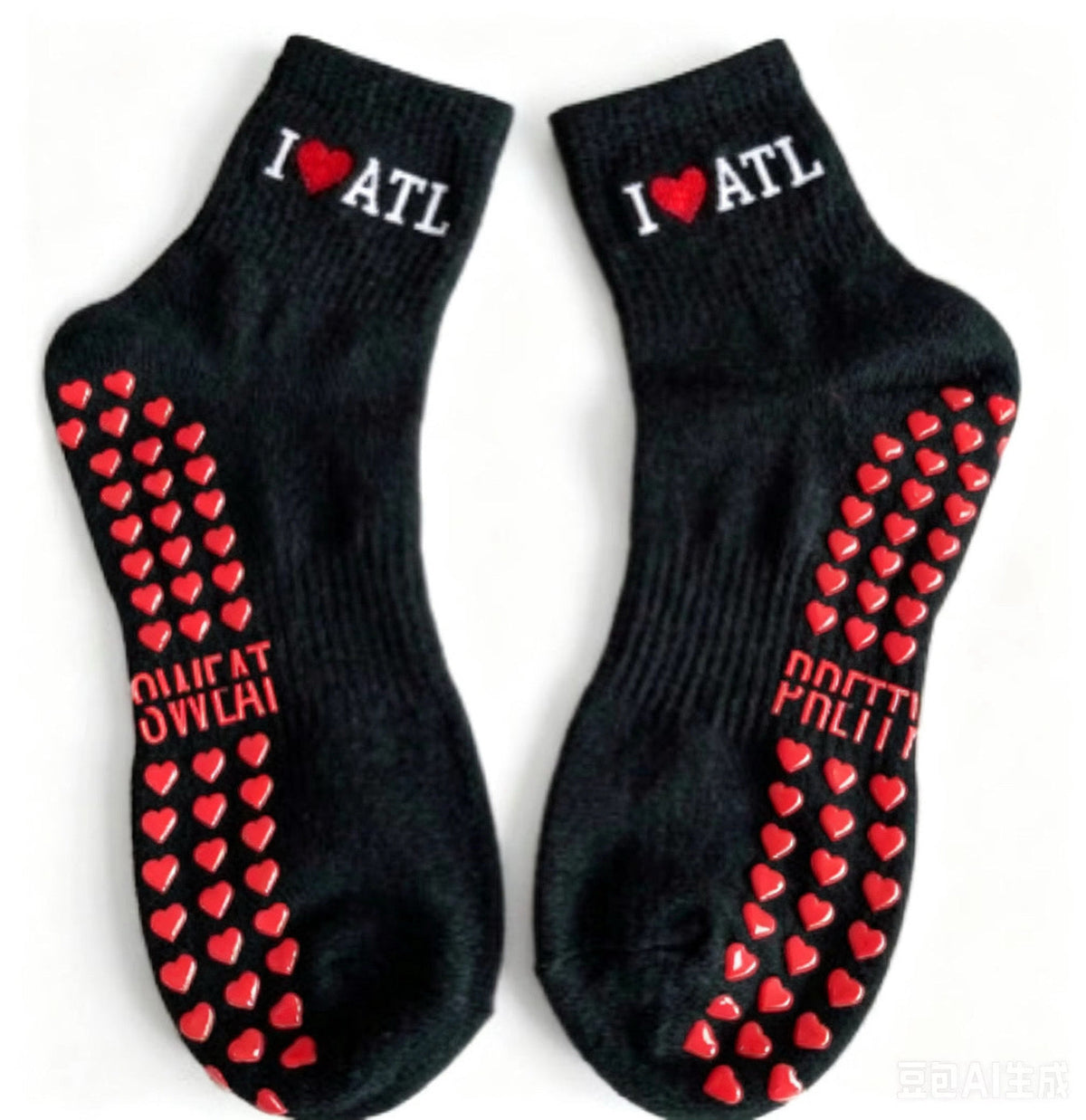 Sweat Pretty™ I ♥️ ATL Limited Edition Grip Socks
