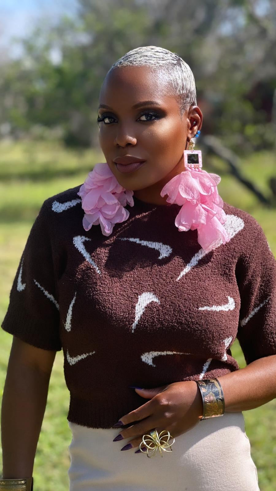Nonso Flower Earrings