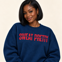 Sweat Pretty Campus Collective Sweatshirt - Navy