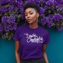 Dark Chocolate Women's Tee – Chocolat Fonce | Deep. Bold. Beautiful - White