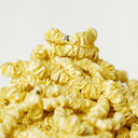 Organic Silk Small Scrunchie Sunshine Yellow