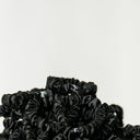 Organic Silk Small Scrunchie Onyx Black