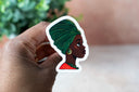 Dark Skinned Queen Sticker