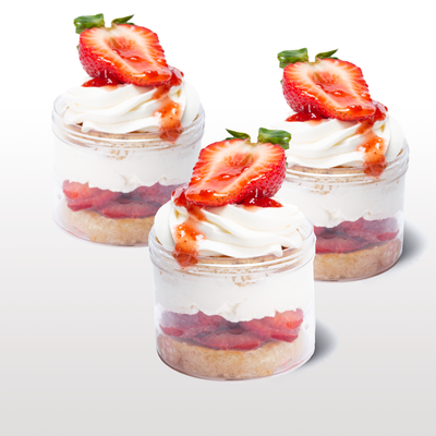 Seductive Strawberry Cake Jar