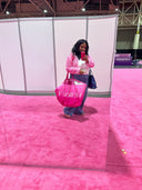 Essence Fest BIGGEST and LARGEST Statement Pink Bag