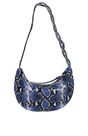 Empress Shoulder Bag Blue Snake