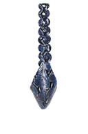 Empress Shoulder Bag Blue Snake