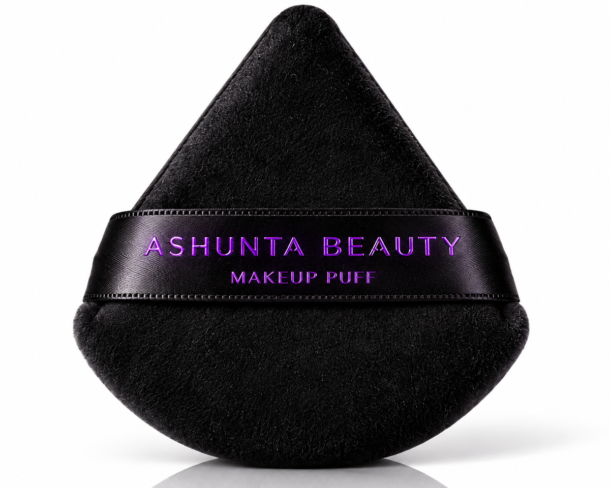 Ashunta Sheriff Beauty Velvet Hypoallergenic Ultra Soft Black Puffs (3-Pack)