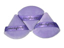 Ashunta Sheriff Beauty Velvet Hypoallergenic Ultra Soft Purple Puffs (3-Pack)