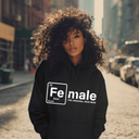 F-E™ Female Iron - Women's Hoodie | Periodic Table Feminist Hoodie