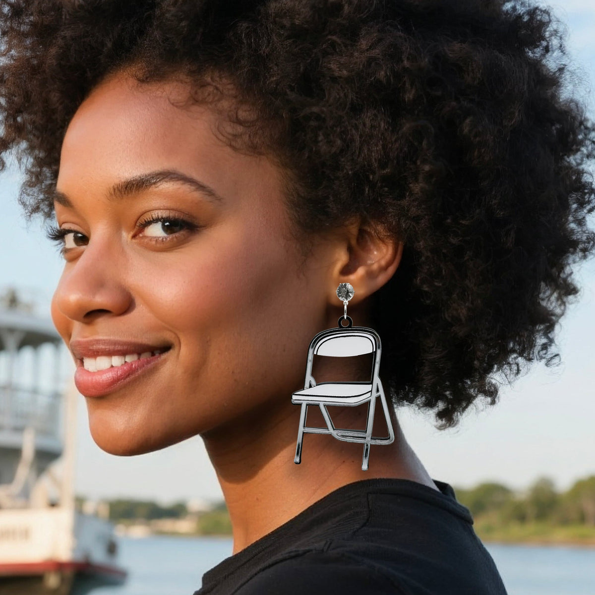 "Folding Chair" Earrings