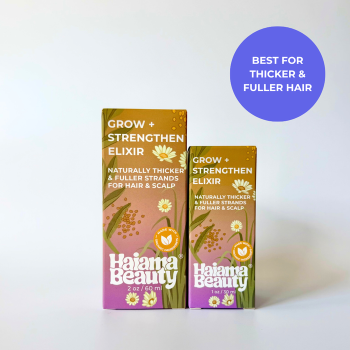 Grow & Strengthen Elixir | Organic Hair Growth Oil