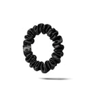 Organic Silk Small Scrunchie Onyx Black