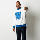 Blue & White HBCU Legacy Adult Crewneck