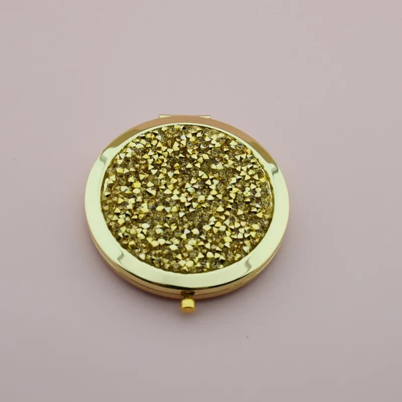 Crystal Double-Sided Portable Mini Mirror