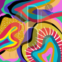 ABEILLE CREATIONS- Queen Cleopatra Design  (Headwrap)