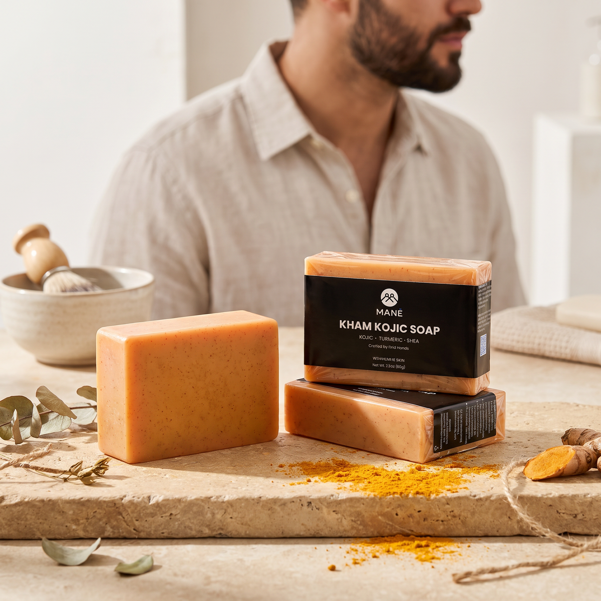KHAM Kojic Soap (w/ Turmeric)