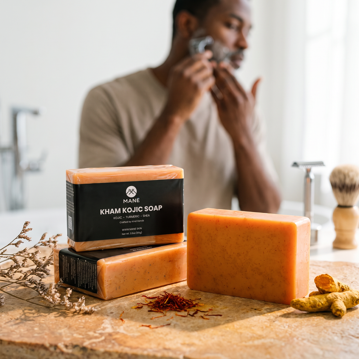 KHAM Kojic Soap (w/ Turmeric)