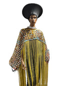 Makeda, Queen of Sheba Royal Fringe Cape/Cover-up
