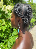 Blue Turquoise Earrings