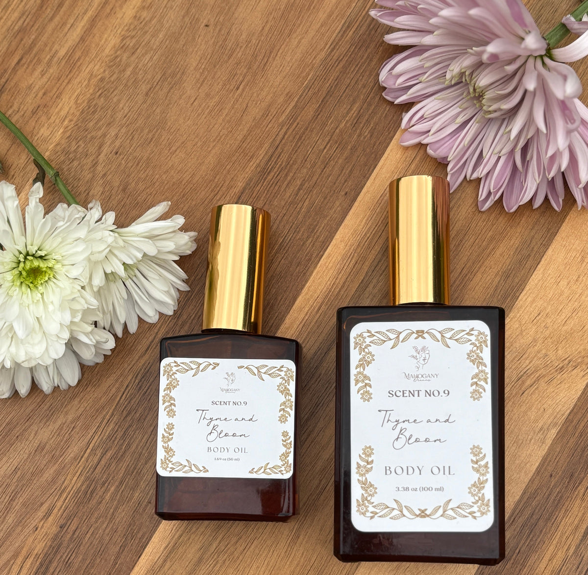 Thyme & Bloom Body Oil – Fresh Herbs, Jasmine & Light Musk